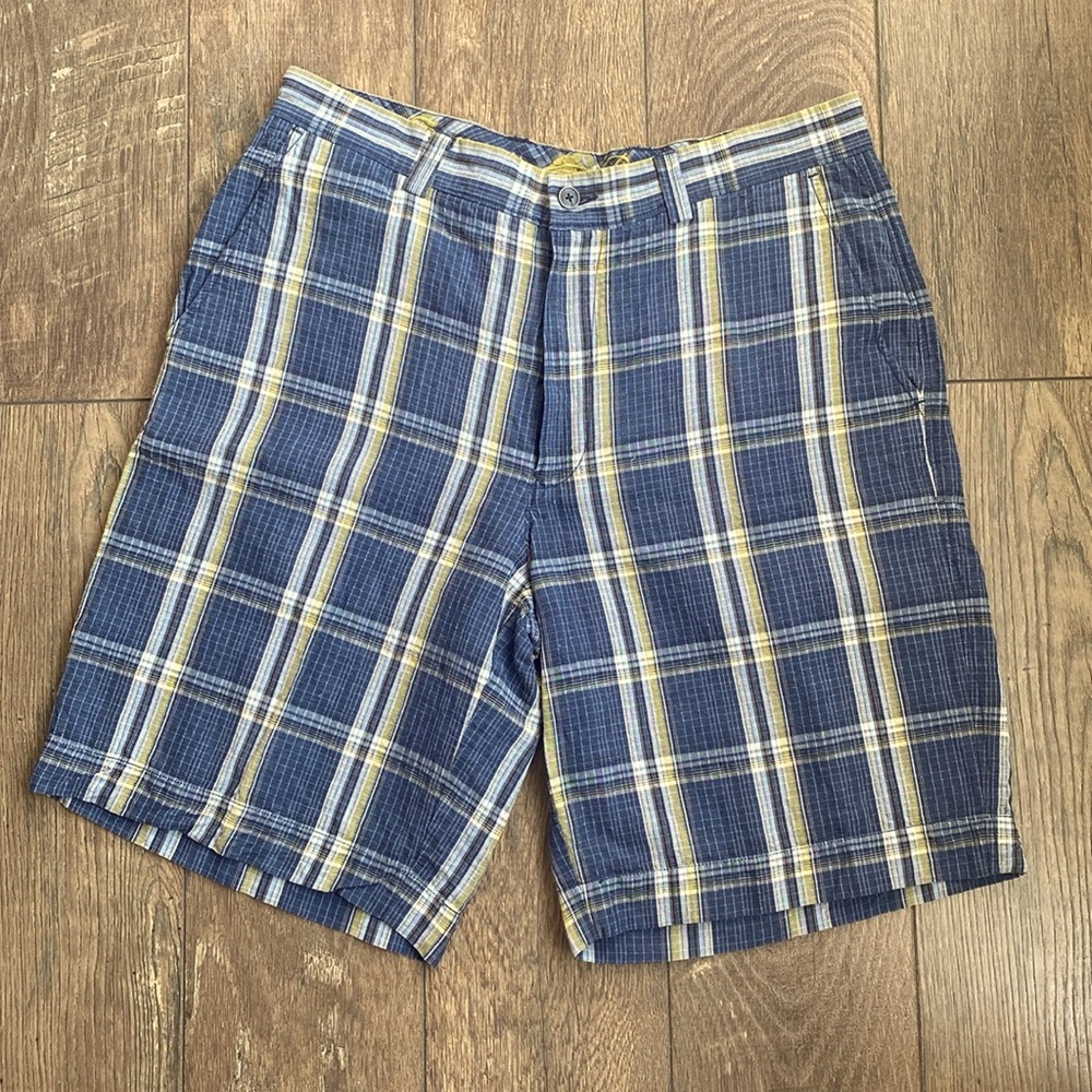 Tommy Bahama Mens Plaid Shorts Size 33